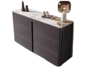 Tủ trang trí / Tủ đồ cao cấp bọc da mặt đá G5074/01